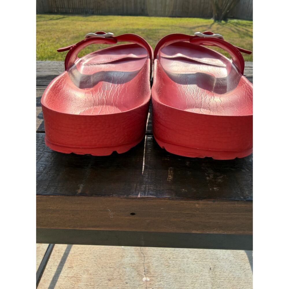 BIRKENSTOCK Madrid Eva Sandal Bright Red Size 8.5 - Picture 5 of 8
